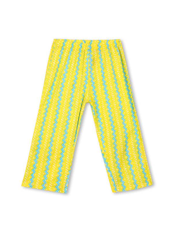 Sunshine Ikat Girls Kurta Pajama Set
