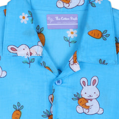 Little Bunny Garden - Blue