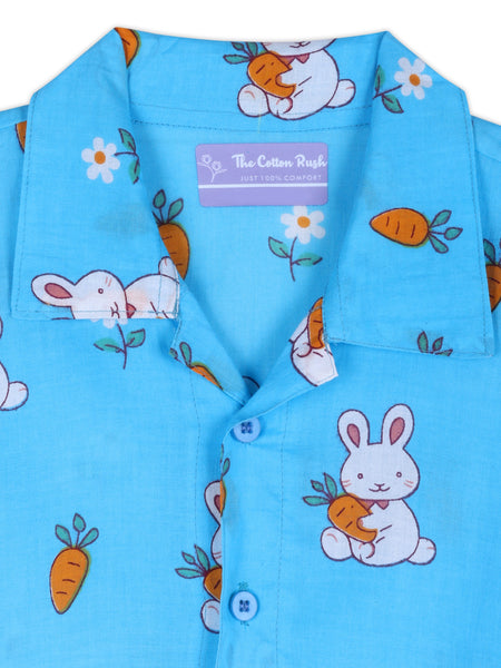 Little Bunny Garden - Blue