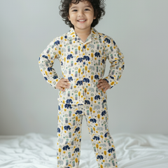 Minty Parade – Navy Yellow