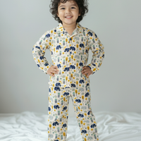 Minty Parade – Navy Yellow