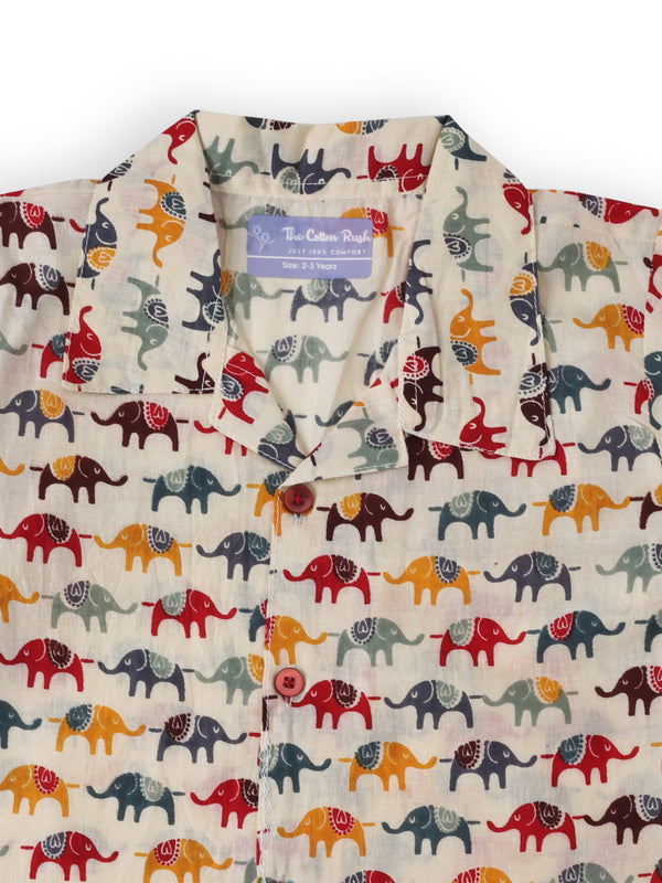 Rainbow Marching Elephants