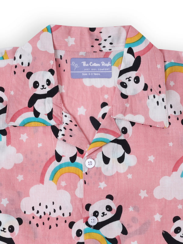 Panda Rainbow Love - Pink