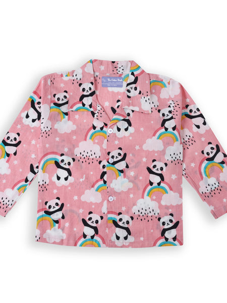 Panda Rainbow Love - Pink