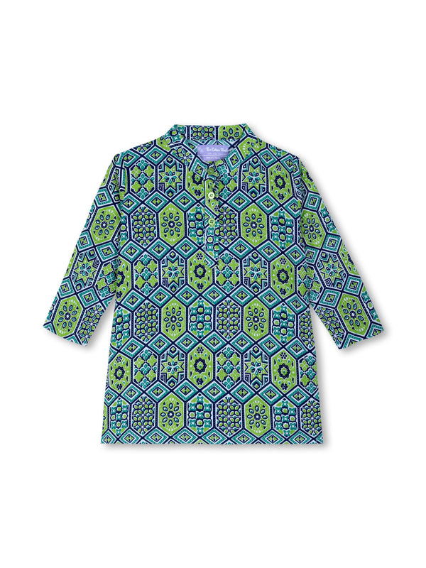 Jaipur Greens Girls Kurta Pajama Set