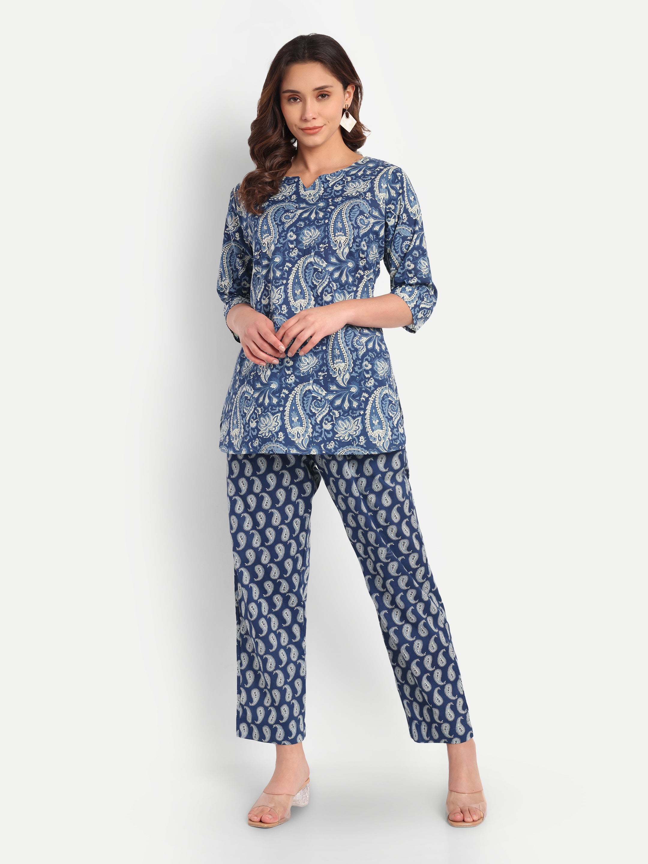 Indigo Riwayat – 100% Cotton Loungewear Set
