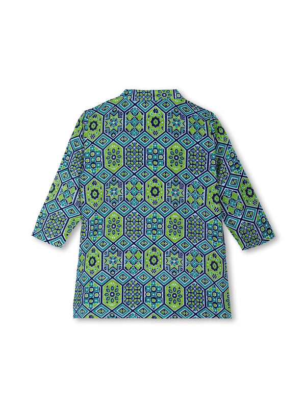 Jaipur Greens Girls Kurta Pajama Set