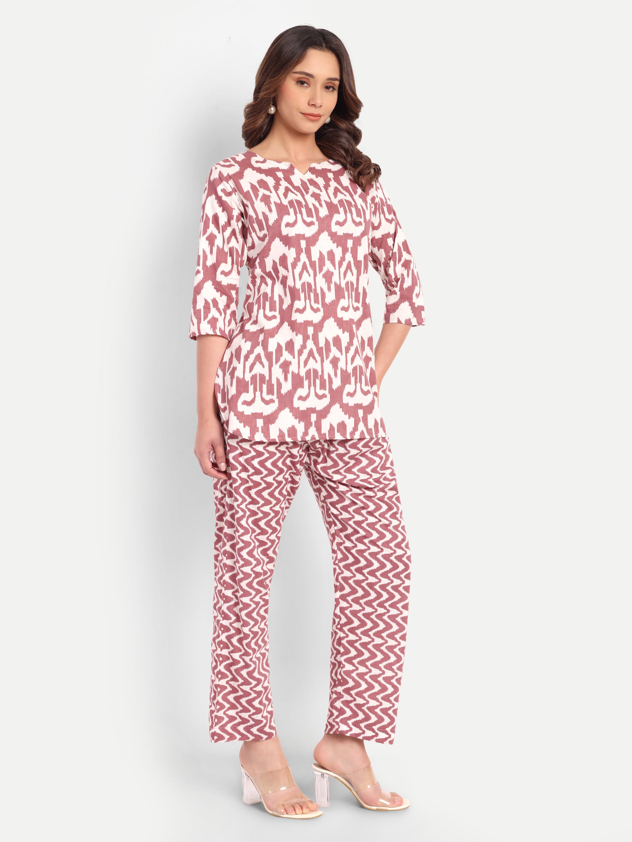 Rose Ripple – 100% Cotton Loungewear Set