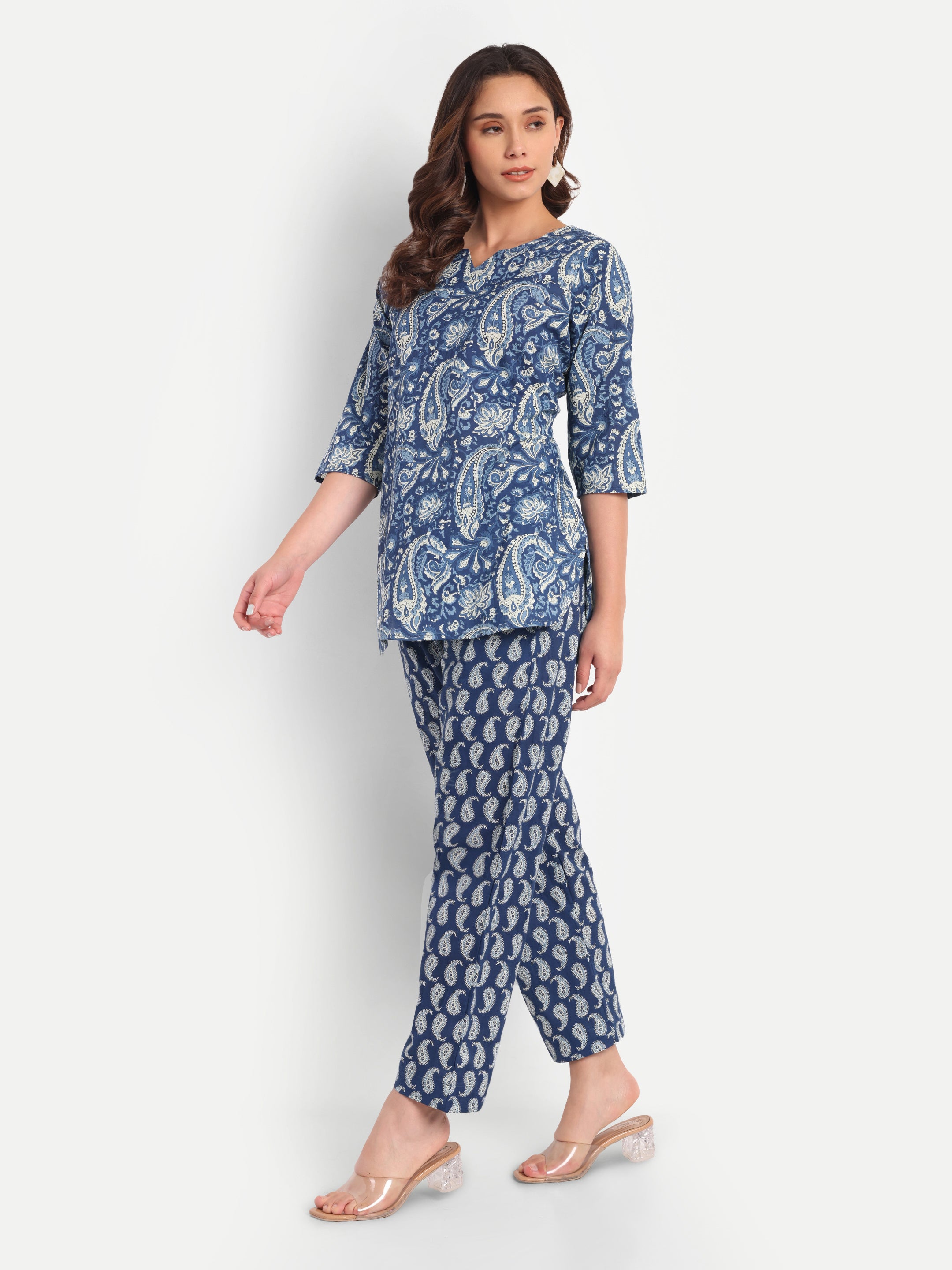 Indigo Riwayat – 100% Cotton Loungewear Set