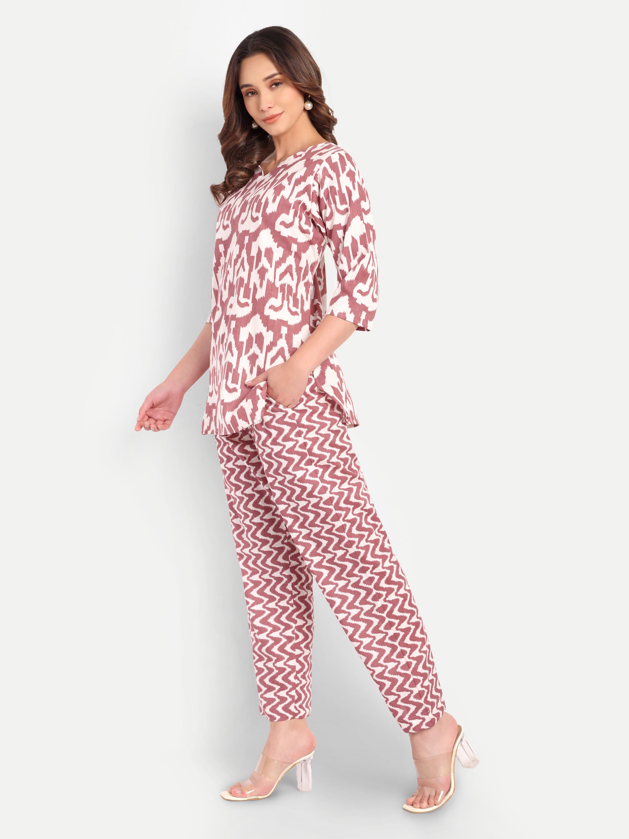 Rose Ripple – 100% Cotton Loungewear Set