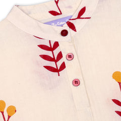 Ruby Roots Girls Kurta Pajama Set