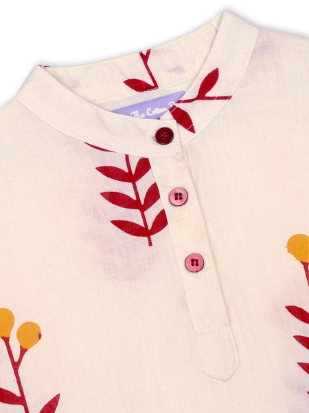 Ruby Roots Girls Kurta Pajama Set
