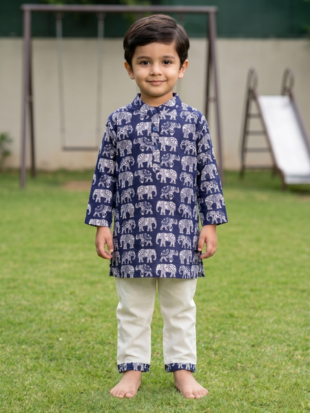 Royal Gajraj Boys Kurta Pajama Set