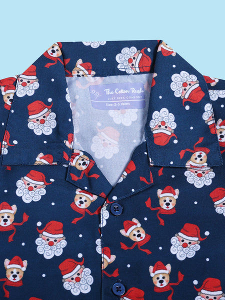Santa Paws & Claus – Blue
