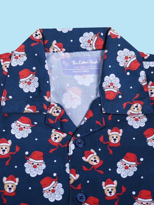 Santa Paws & Claus – Blue