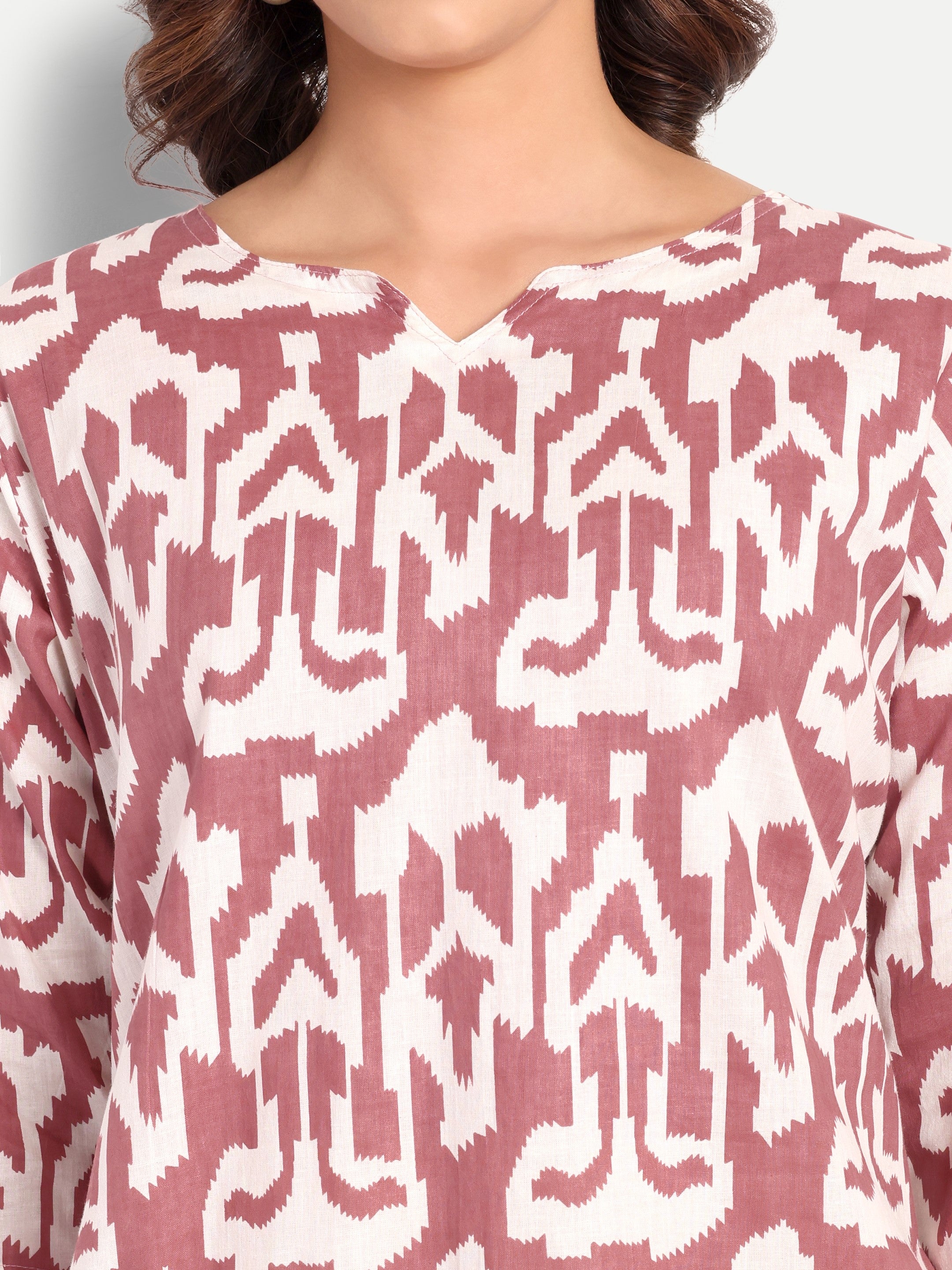 Rose Ripple – 100% Cotton Loungewear Set