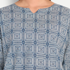 Indigo Square Weave