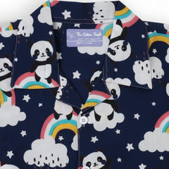 Panda Rainbow Love – Blue