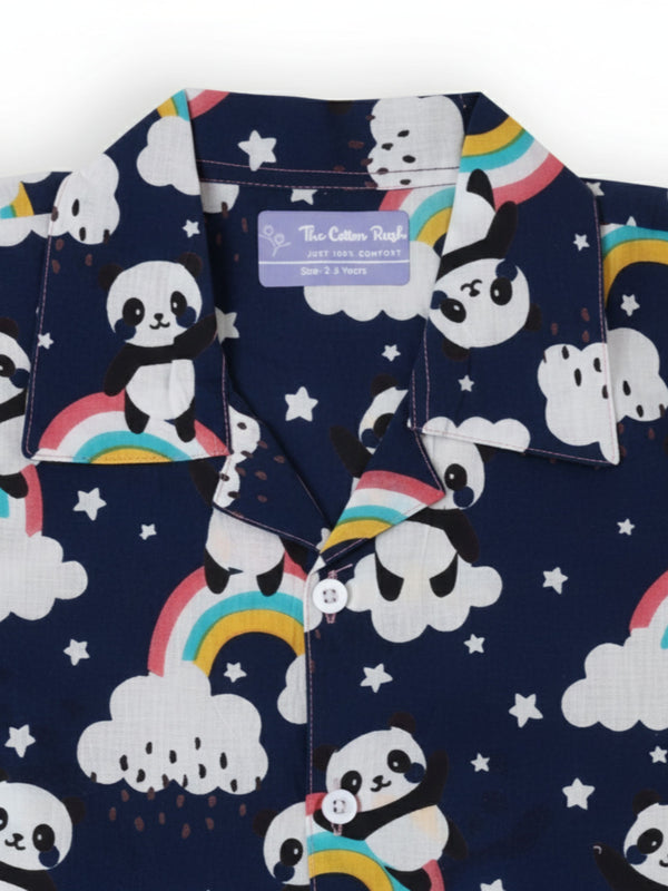 Panda Rainbow Love – Blue