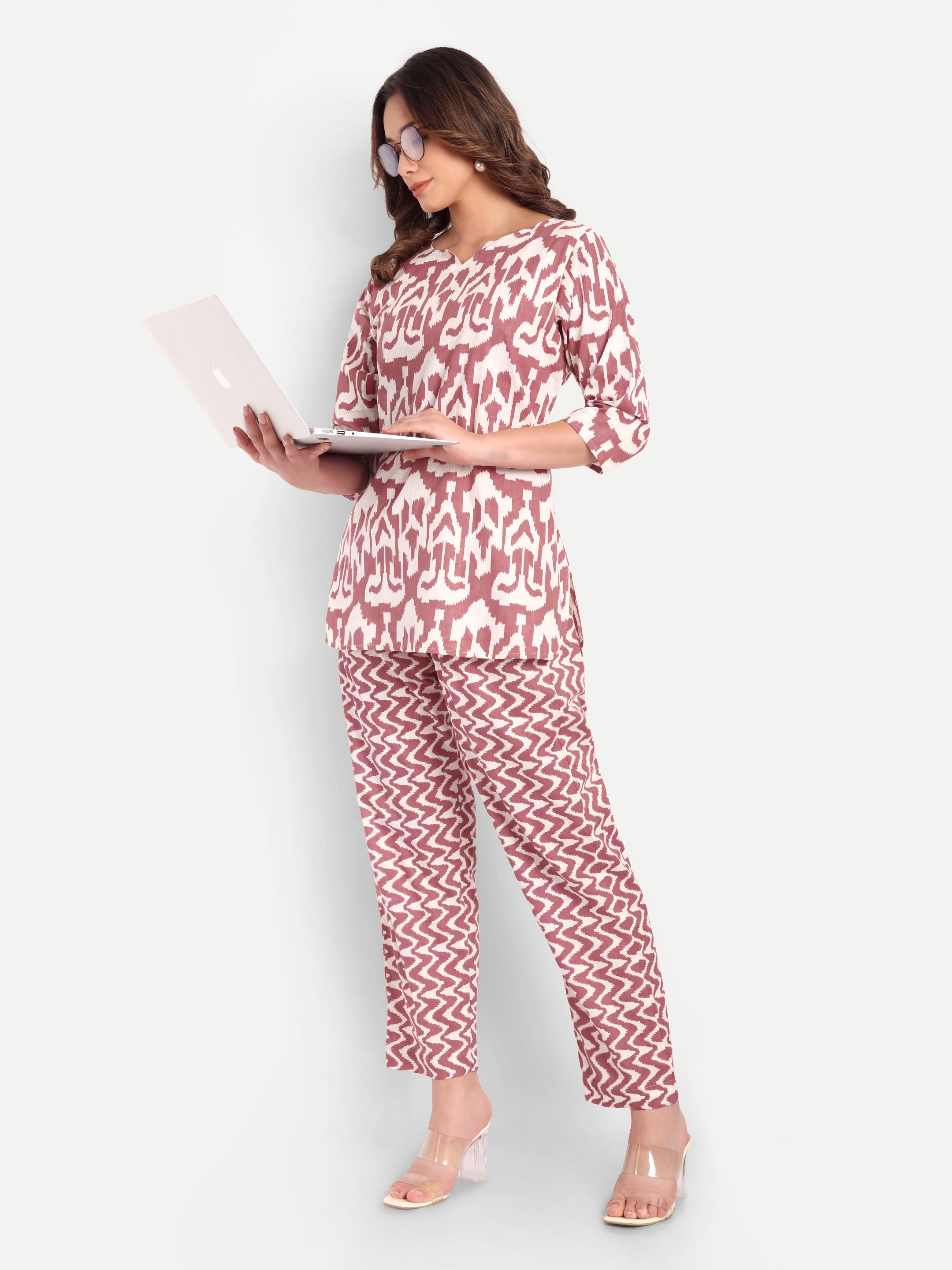Rose Ripple – 100% Cotton Loungewear Set