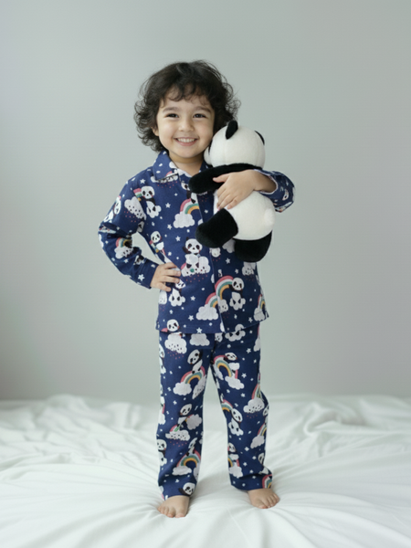 Panda Rainbow Love – Blue