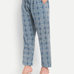 Indigo Square Weave