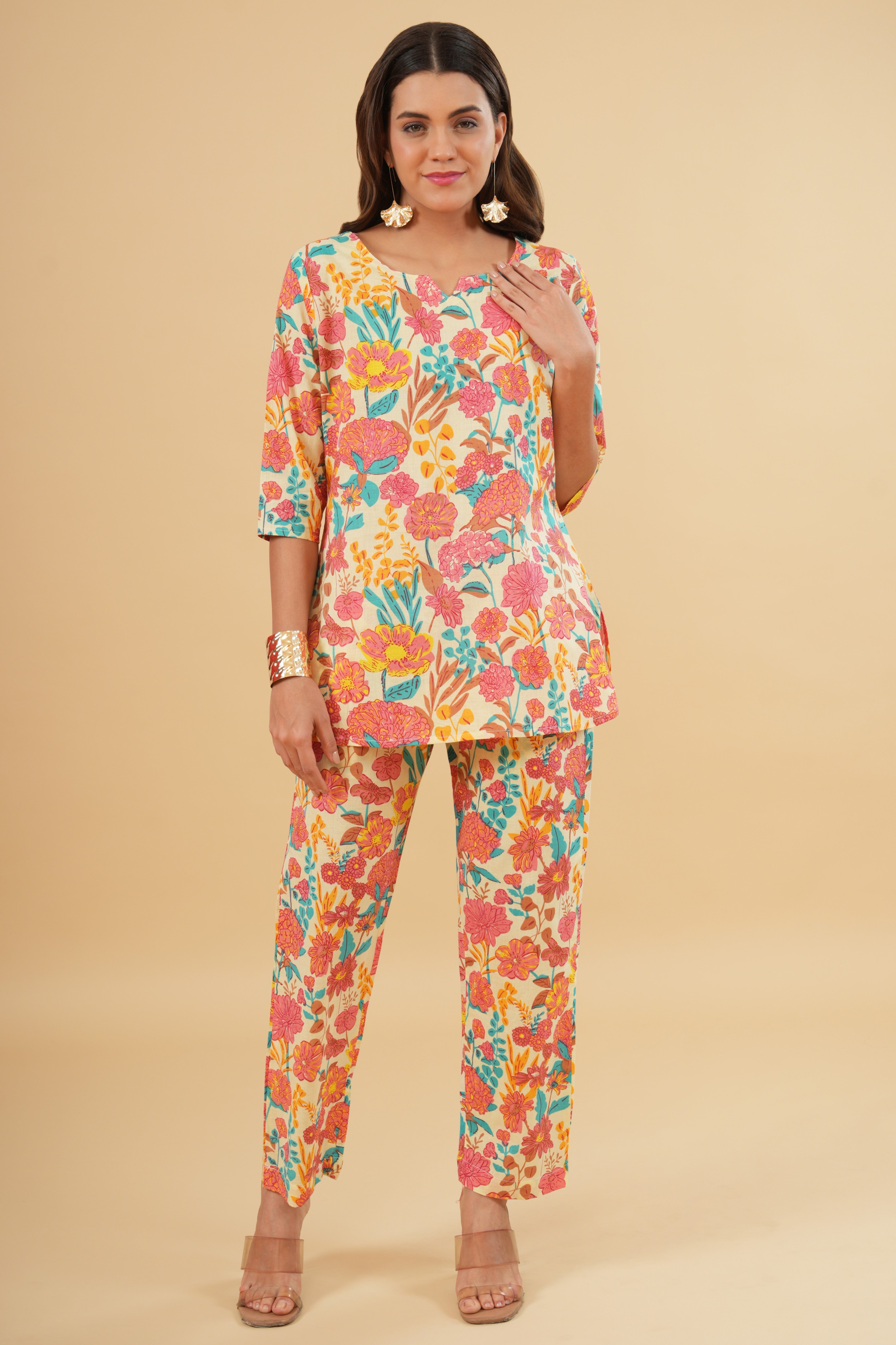 Blossom Breeze – 100% Cotton Loungewear Set