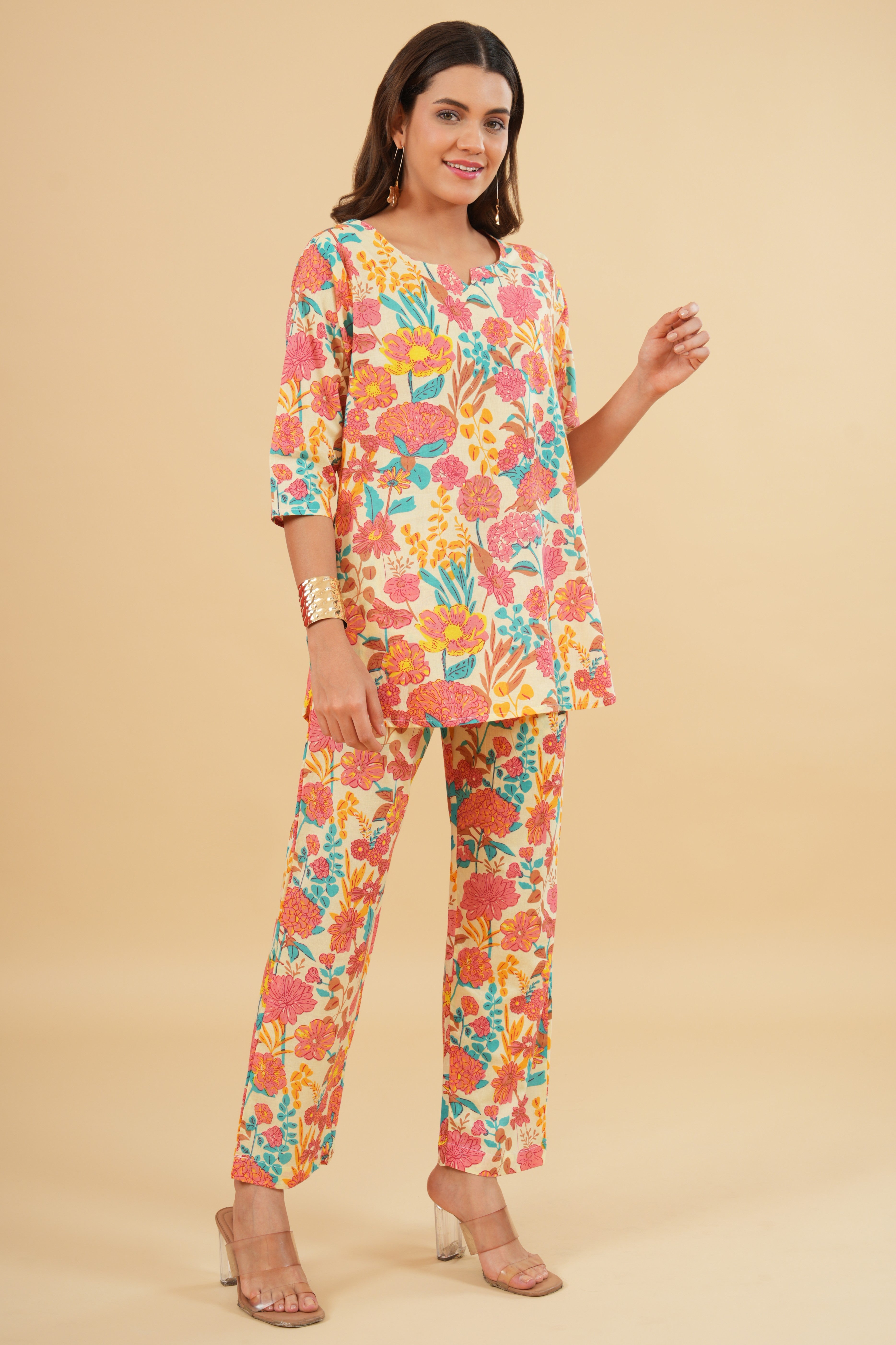 Blossom Breeze – 100% Cotton Loungewear Set