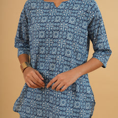 Mint Mosaic – Navy