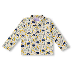 Minty Parade – Navy Yellow