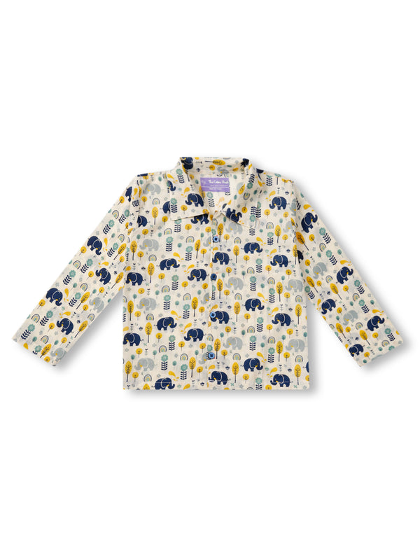Minty Parade – Navy Yellow