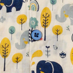 Minty Parade – Navy Yellow