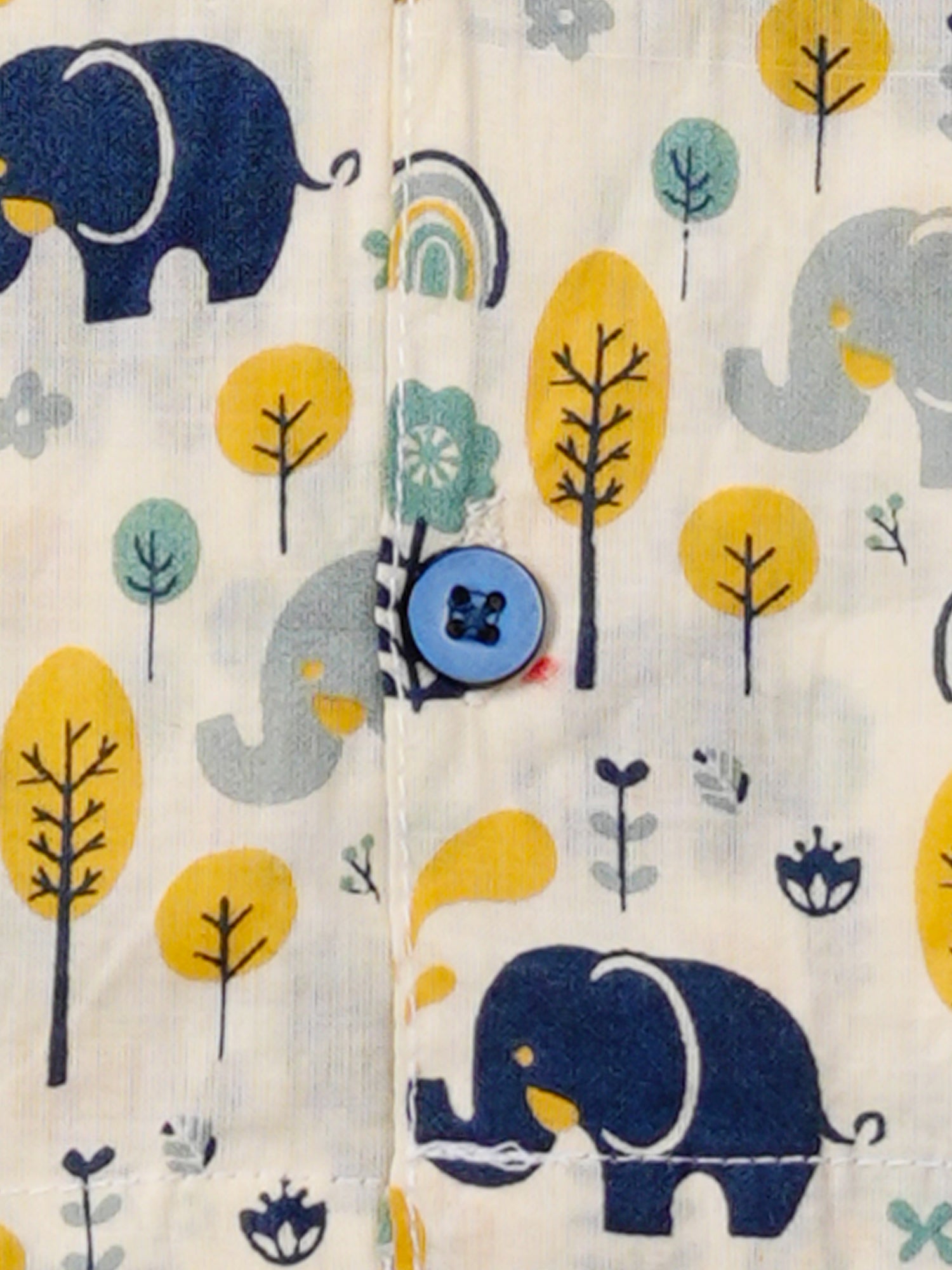 Minty Parade – Navy Yellow