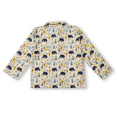 Minty Parade – Navy Yellow