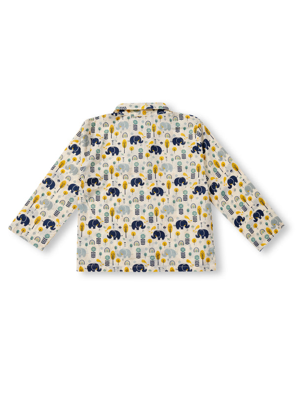 Minty Parade – Navy Yellow