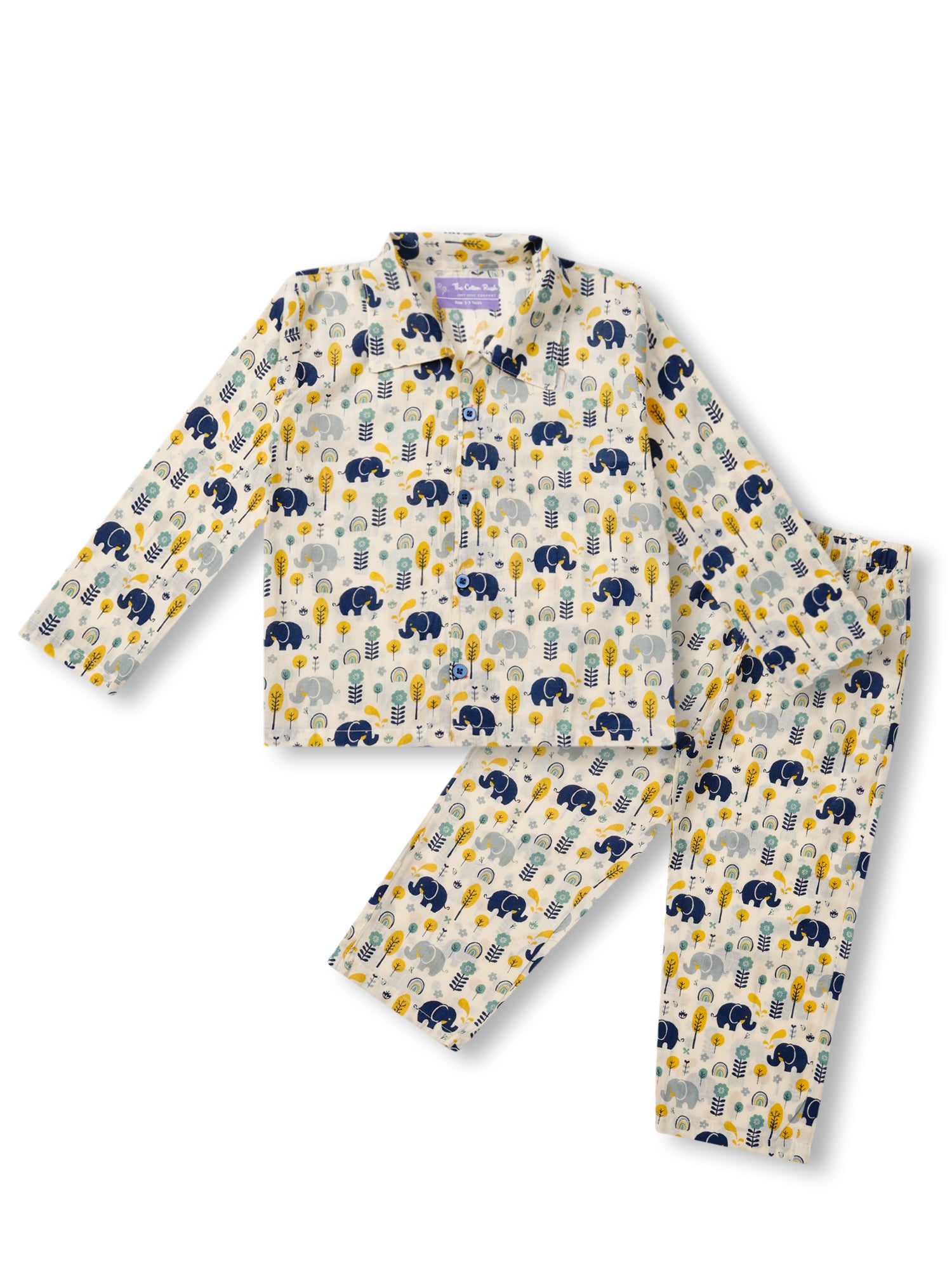 Minty Parade – Navy Yellow