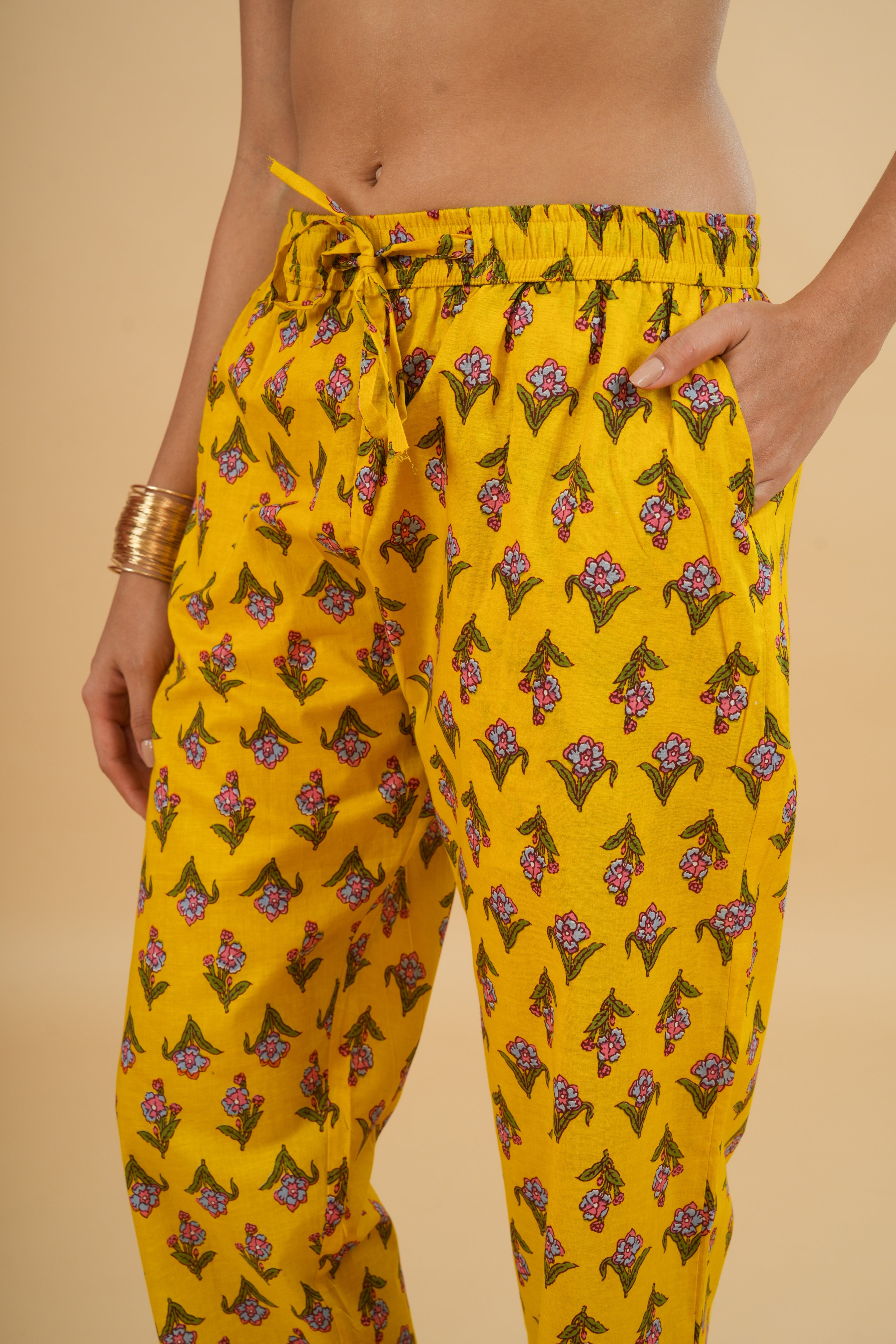 Sunshine Blossom – 100% Cotton Loungewear Set