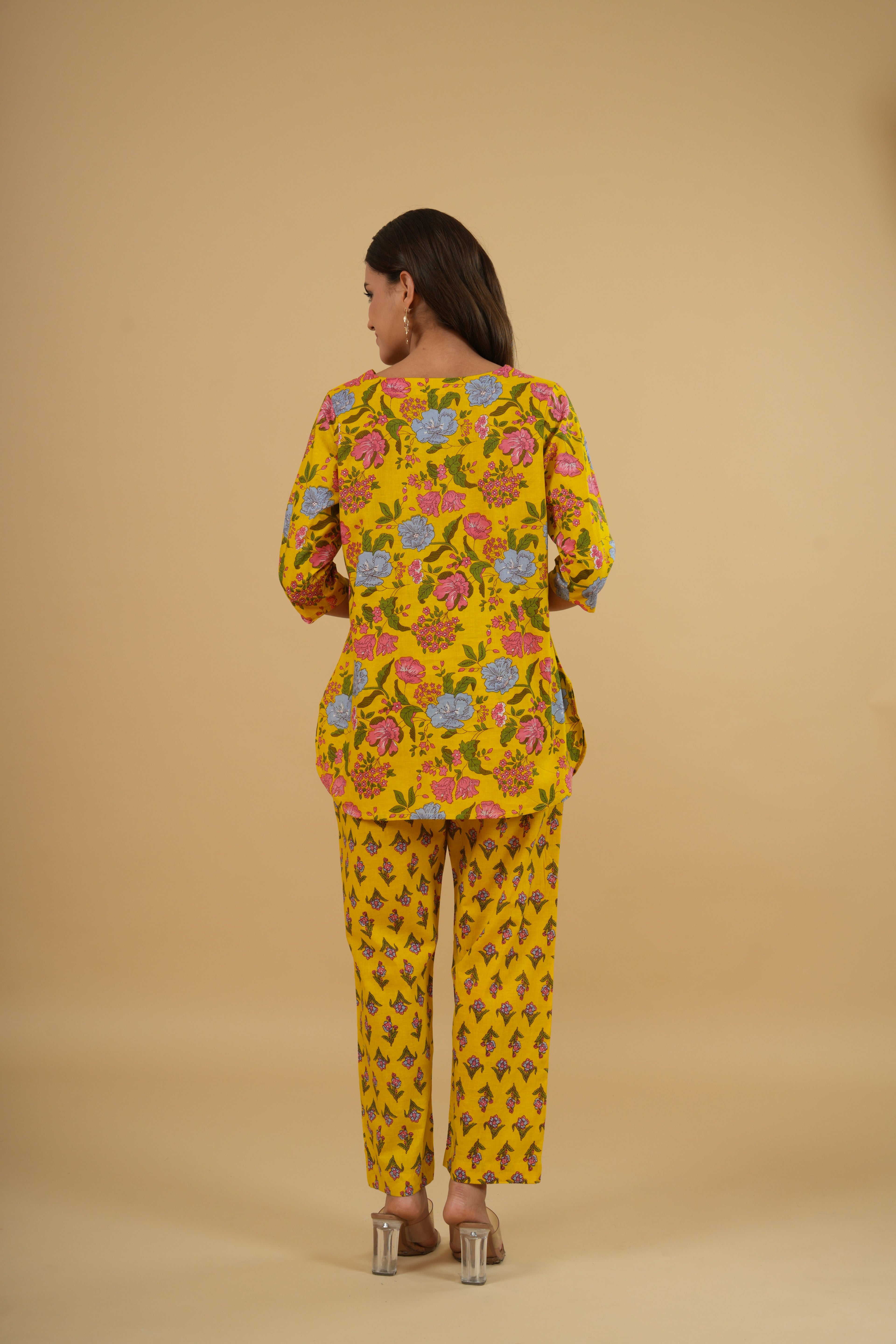 Sunshine Blossom – 100% Cotton Loungewear Set