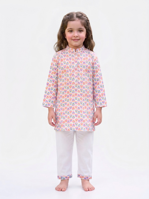 Sweet Swimmers Kurta Pajama Set