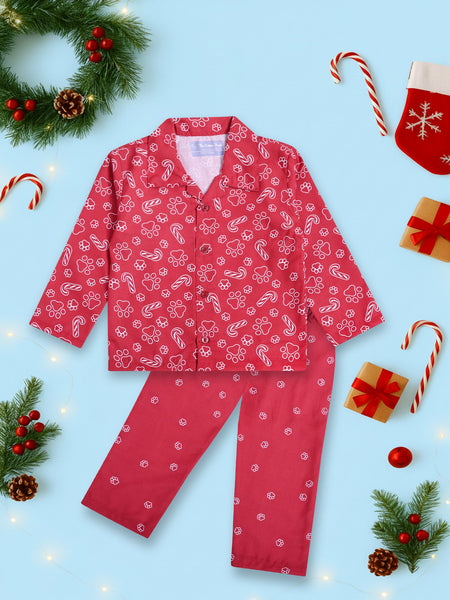 Candy Cane Paws – Red