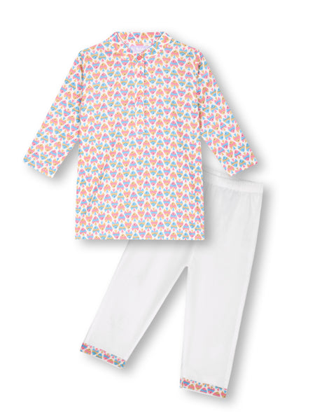 Sweet Swimmers Kurta Pajama Set
